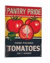 Metal skilt Pantry Pride Tomatoes 30x40cm